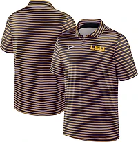 Nike Men's Louisiana State University Dri-FIT Stripe Tour Polo Shirt