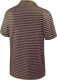 Nike Men's Louisiana State University Dri-FIT Stripe Tour Polo Shirt