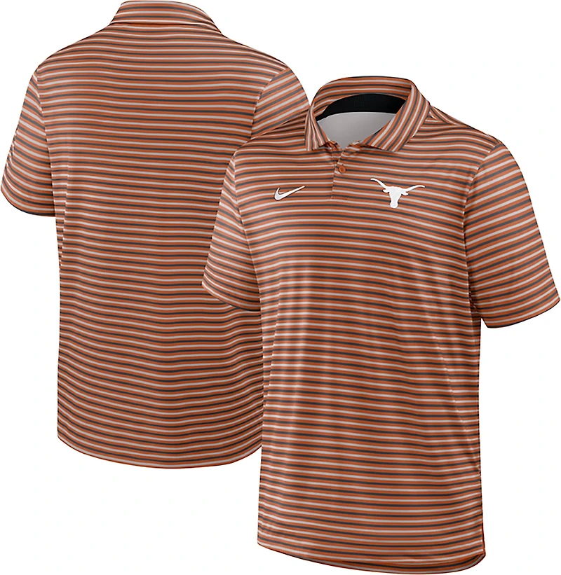 Nike Men's University of Texas Dri-FIT Stripe Tour Polo Shirt