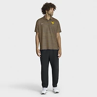 Nike Men's West Virginia University Dri-FIT Stripe Tour Polo Shirt
