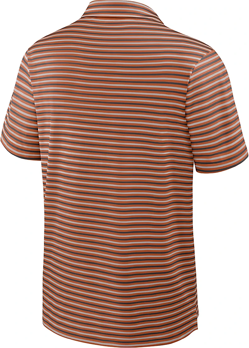Nike Men's University of Texas Dri-FIT Stripe Tour Polo Shirt