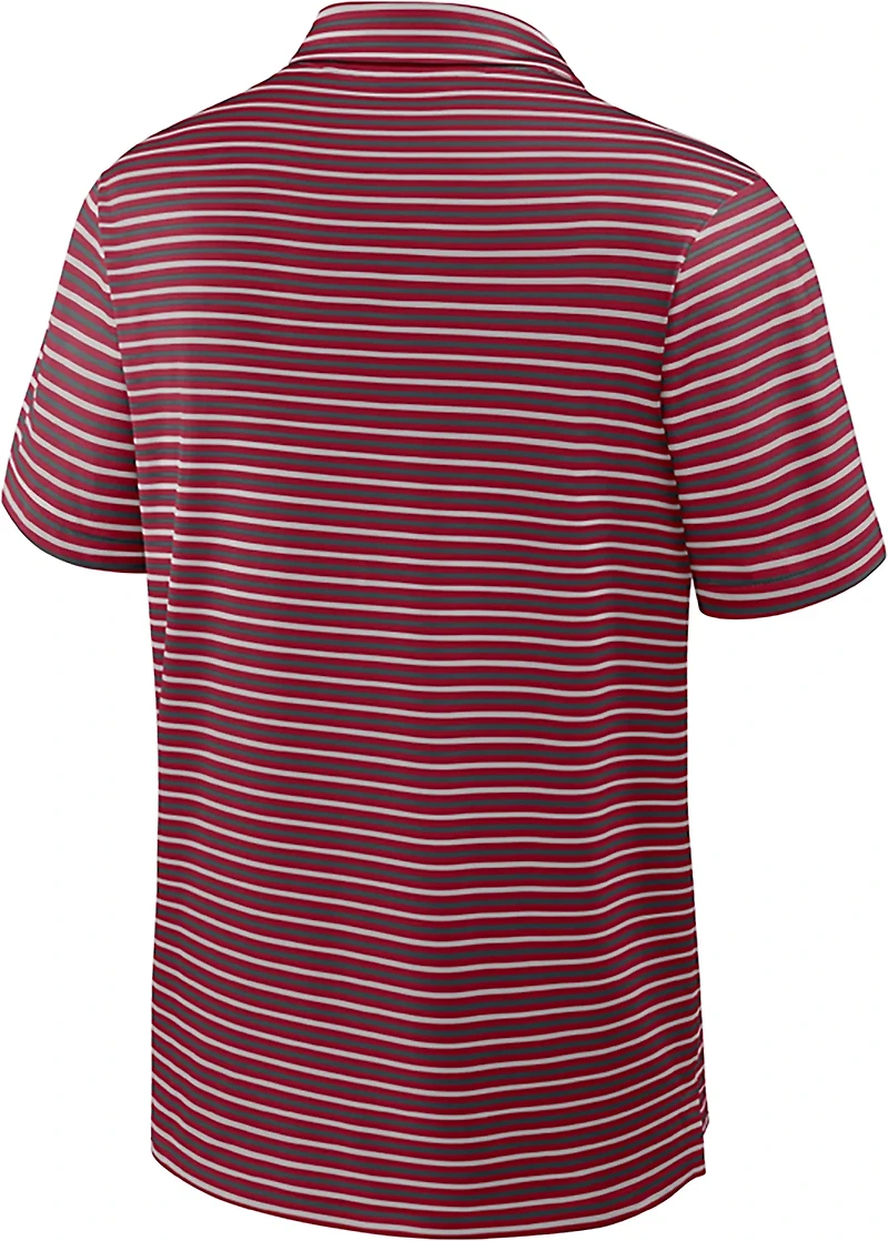 Jordan Men's University of Oklahoma Dri-FIT Stripe Tour Polo Shirt