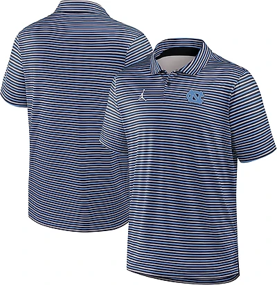 Jordan Men's University of North Carolina Dri-FIT Stripe Tour Polo Shirt