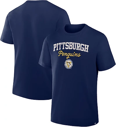 Fanatics Men's Pittsburgh Penguins Vintage Trip Legacy Cotton Short Sleeve T-shirt