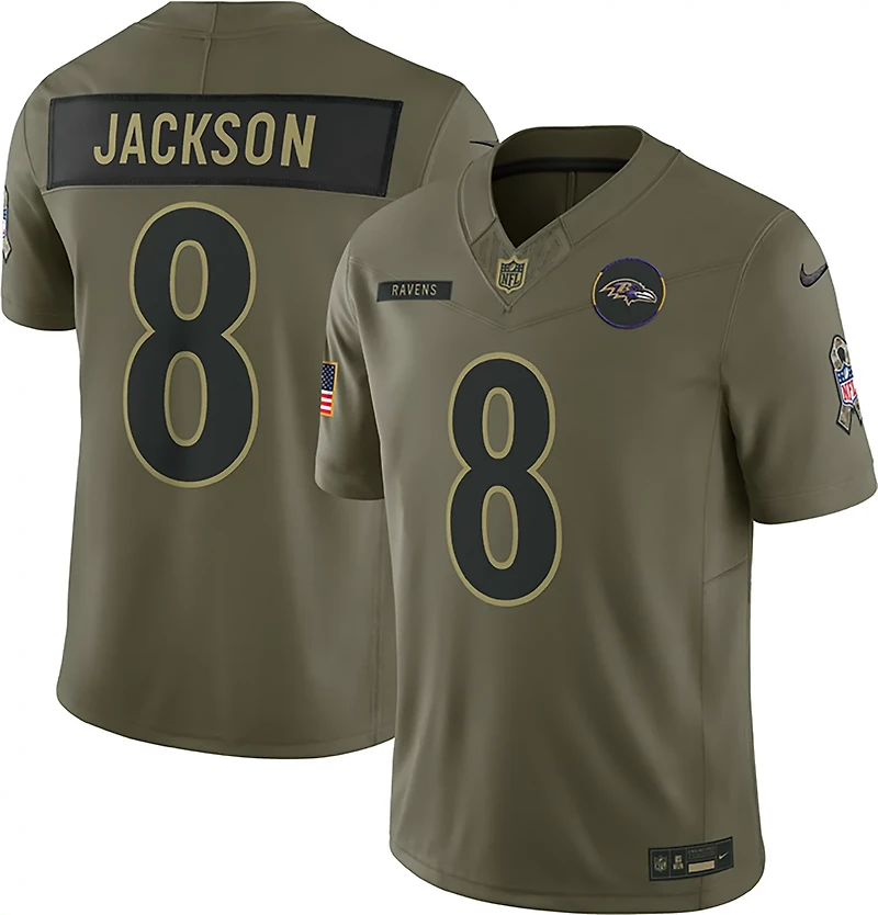 Nike Men's Ravens Lamar Jackson Salute to Service Jersey