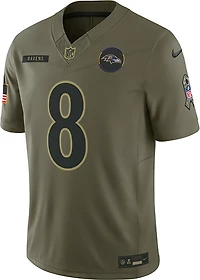 Nike Men's Ravens Lamar Jackson Salute to Service Jersey