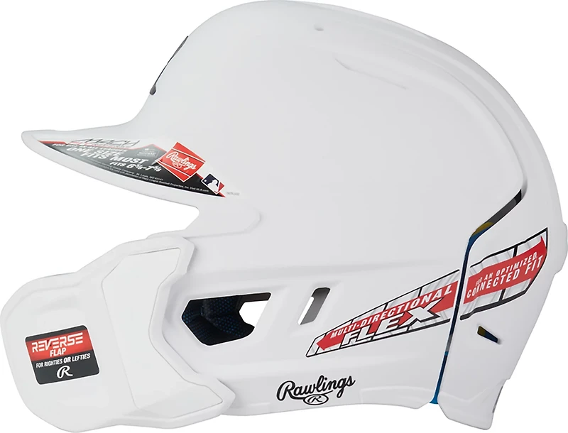 Rawlings Boys' Mach Fit Helmet with Reversible Jaw Guard
