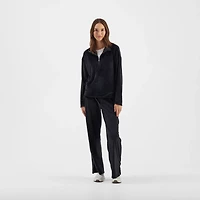 Freely Women's Terry Velour 1/4 Zip Pullover