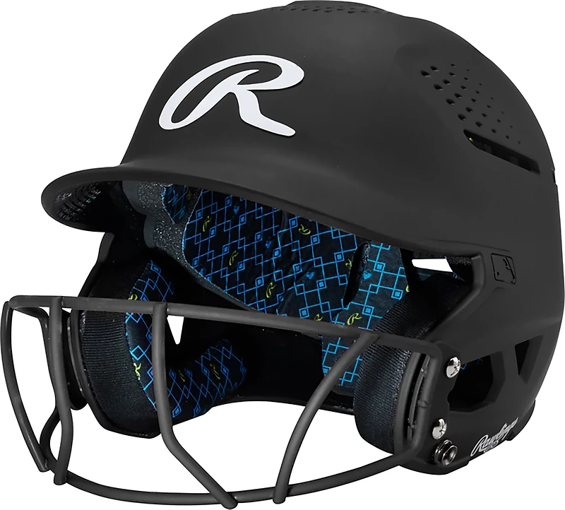 Rawlings Kids' RX2 1 Tone Matte Helmet with Softball Cage