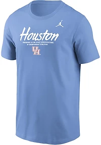 Jordan Men’s University of Houston Blue Out Athletics Dri-FIT Cotton T-shirt