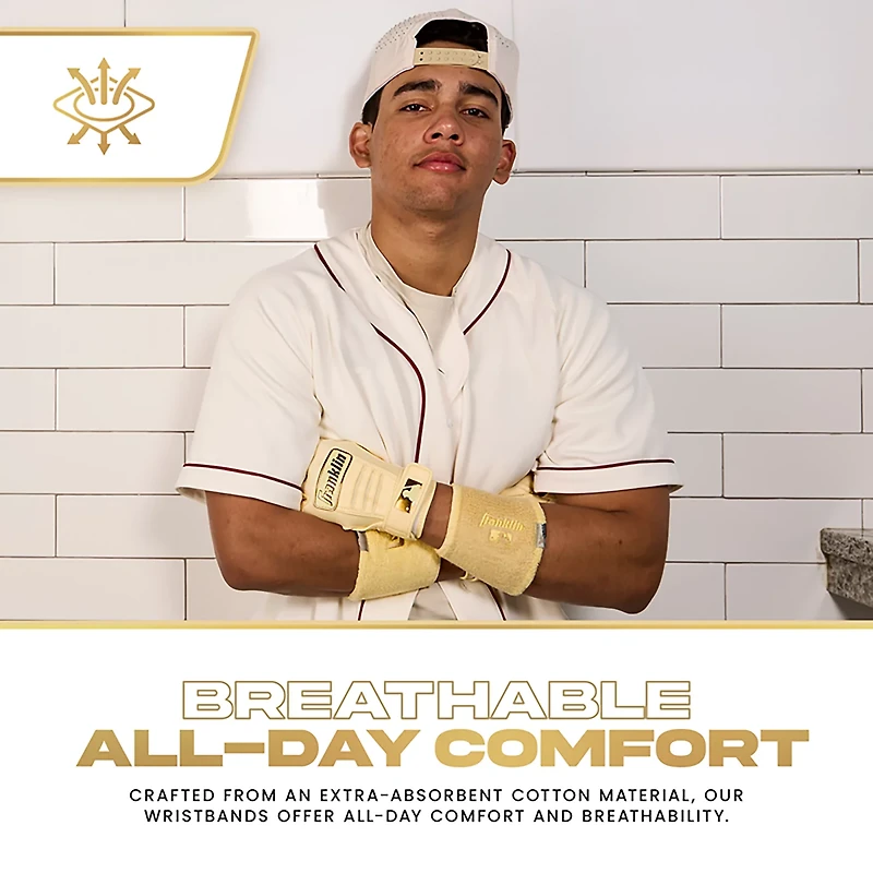 Franklin MLB X-Vent Wristbands 2-Pack