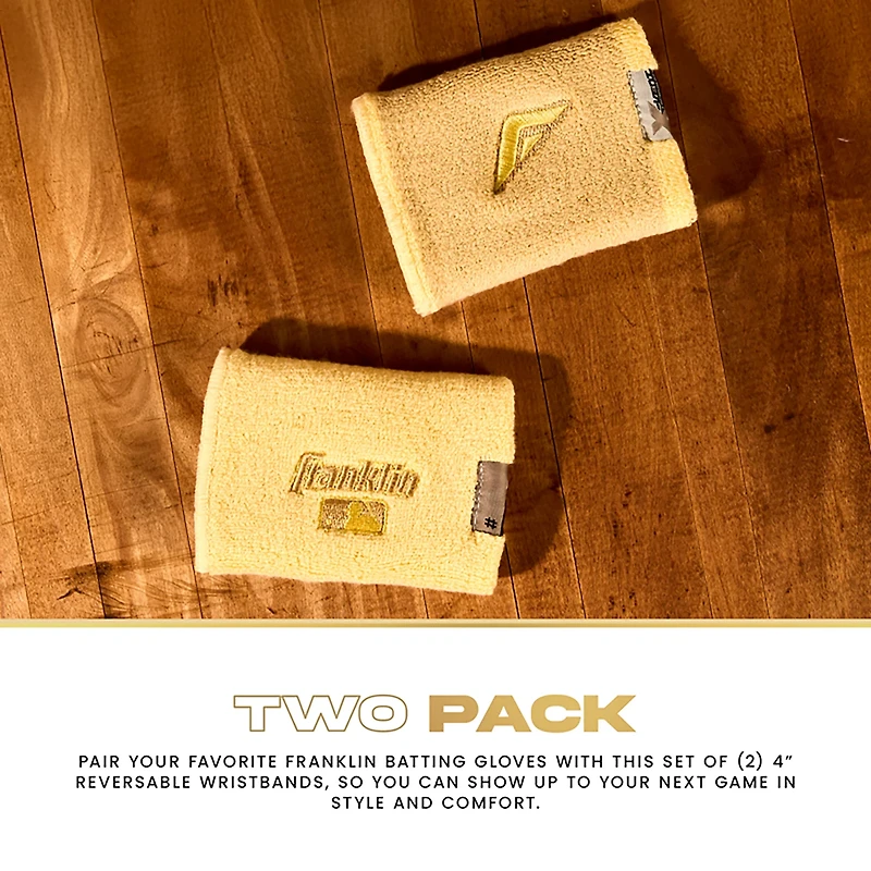 Franklin MLB X-Vent Wristbands 2-Pack