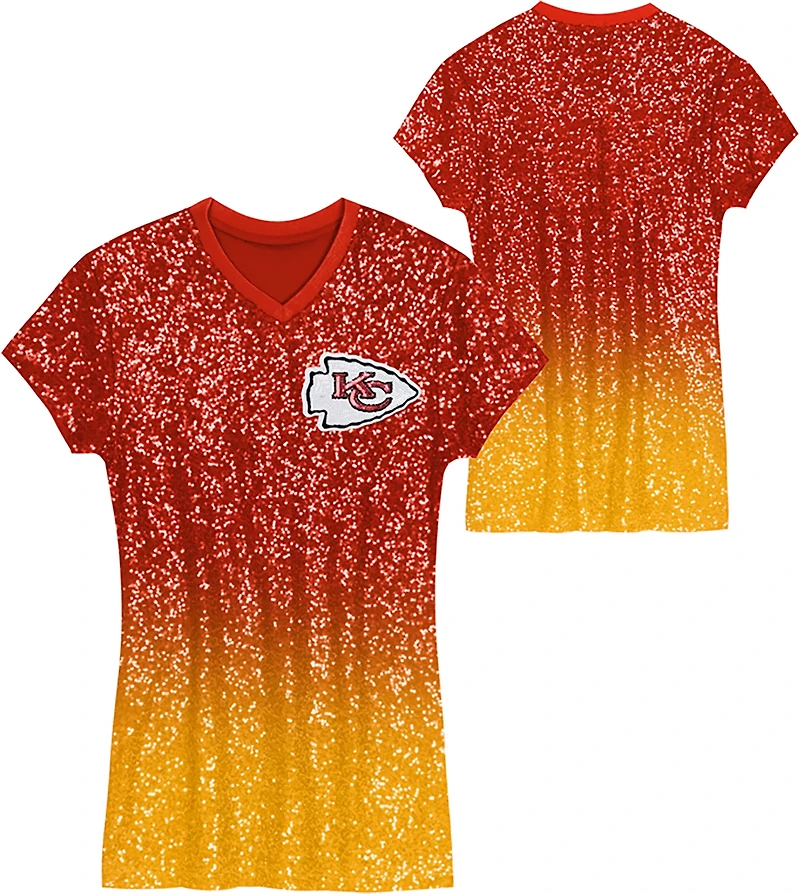 Outerstuff Women's Kansas City Chiefs Glam 2.0 Sequin Dress