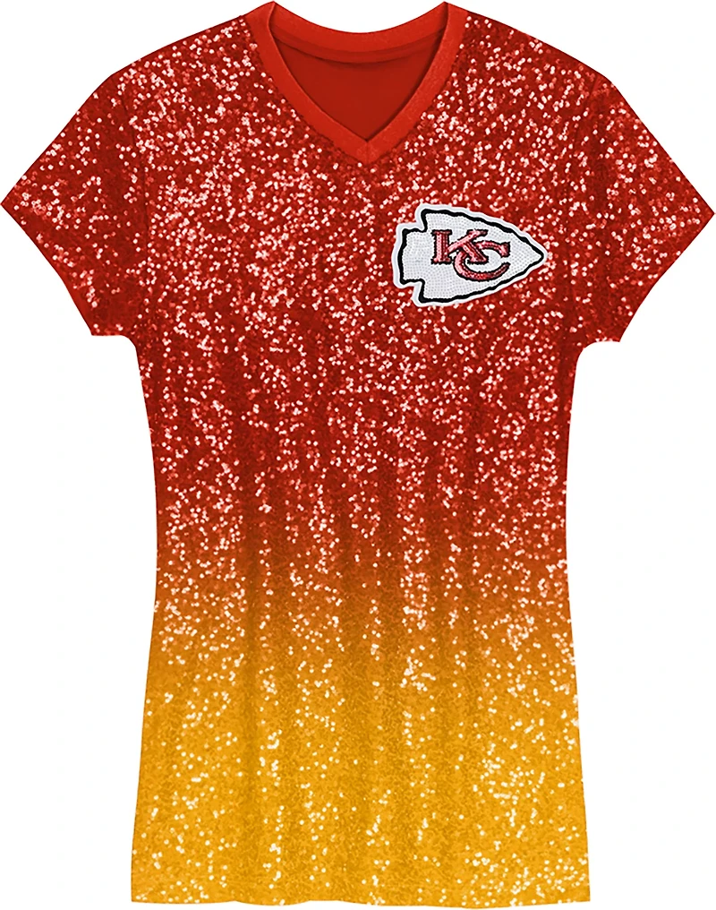 Outerstuff Women's Kansas City Chiefs Glam 2.0 Sequin Dress