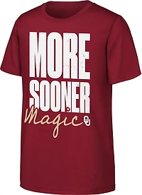 Outerstuff Boys' University of Oklahoma More Sooner Magic Fan Graphic T-shirt
