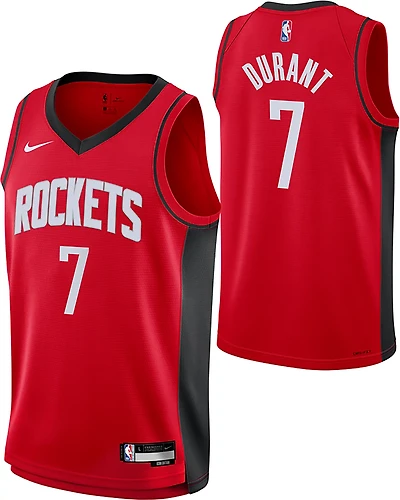 Nike Kids' Houston Rockets Kevin Durant Icon Swingman Name and Number Jersey