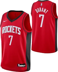 Nike Kids' Houston Rockets Kevin Durant Icon Swingman Name and Number Jersey