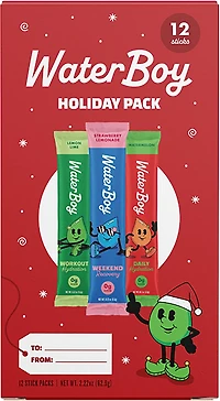 Waterboy Holiday Gift Box Variety 12 Pack