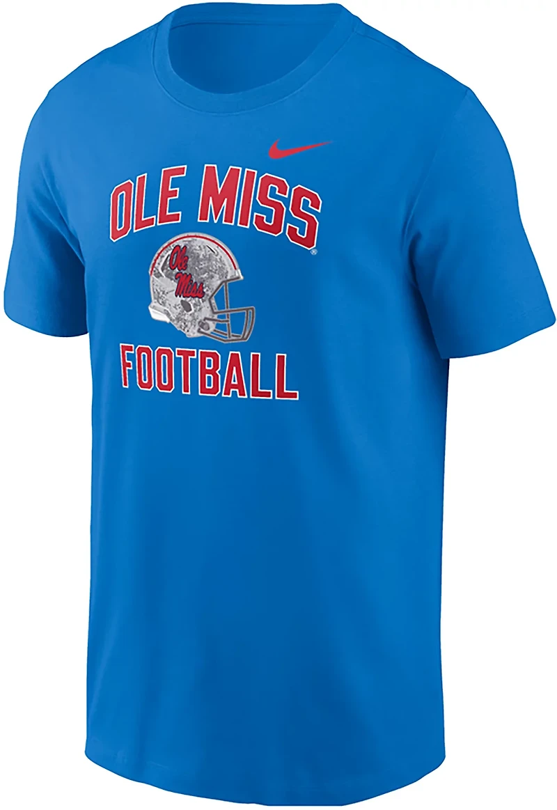 Nike Men's Ole Miss Rebels Realtree Football Helmet T-shirt