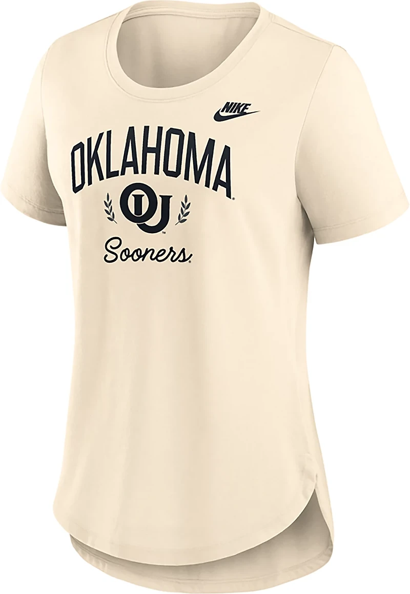 Nike Women's University of Oklahoma History Repeated Graphic T-shirt