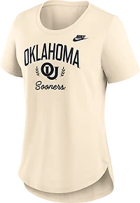 Nike Women's University of Oklahoma History Repeated Graphic T-shirt