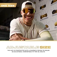 Franklin Sports Adults’ Snapback Baseball + Softball Hat