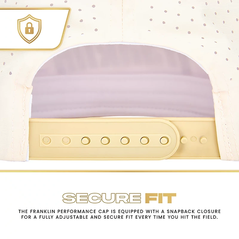 Franklin Sports Adults’ Snapback Baseball + Softball Hat