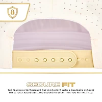 Franklin Sports Adults’ Snapback Baseball + Softball Hat