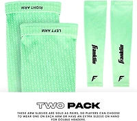 Franklin Sports Adults’ Baseball + Softball Arm Compression Sleeves