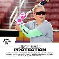 Franklin Sports Adults’ Baseball + Softball Arm Compression Sleeves