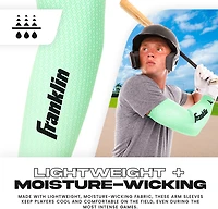 Franklin Sports Adults’ Baseball + Softball Arm Compression Sleeves