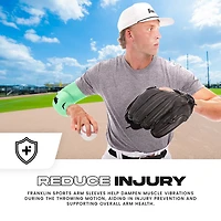 Franklin Sports Adults’ Baseball + Softball Arm Compression Sleeves
