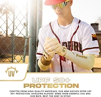 Franklin Sports Kids’ Baseball + Softball Arm Compression Sleeves