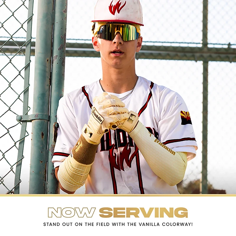 Franklin Sports Kids’ Baseball + Softball Arm Compression Sleeves