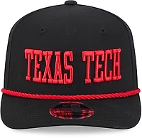 New Era Adults' Texas Tech Red Raiders School Wordmark 970SS Cap