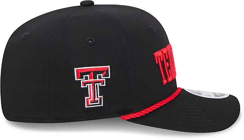 New Era Adults' Texas Tech Red Raiders School Wordmark 970SS Cap