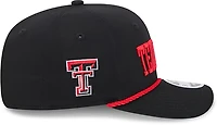 New Era Adults' Texas Tech Red Raiders School Wordmark 970SS Cap