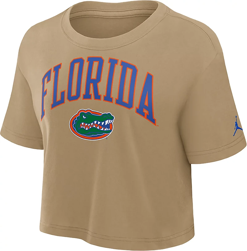 Nike Women's University of Florida School Arch Crop Graphic T-shirt