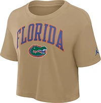 Nike Women's University of Florida School Arch Crop Graphic T-shirt