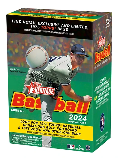 Topps Heritage 2024 Baseball Trading Cards 9-Pack