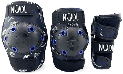 NUDL Toddlers' Dino Elbow and Knee Pad Set
