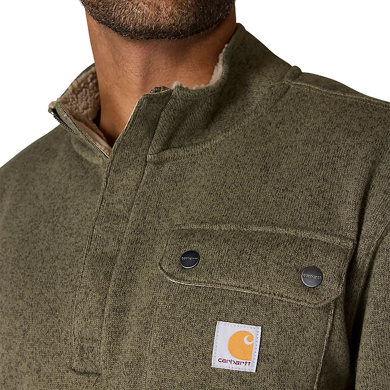 Carhartt Men's 1/4-Zip Pocket Fleece Sweater