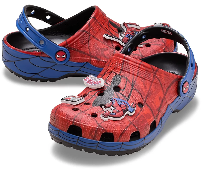 Crocs Kids’ Spiderman Web Classic Clogs