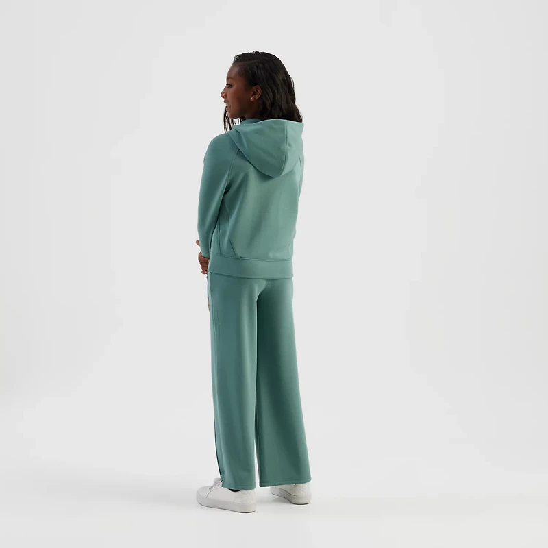 Freely Girls' Sandwashed Lux Half Zip Hoodie