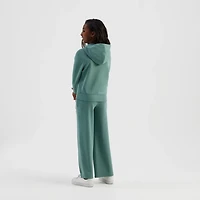 Freely Girls' Sandwashed Lux Half Zip Hoodie