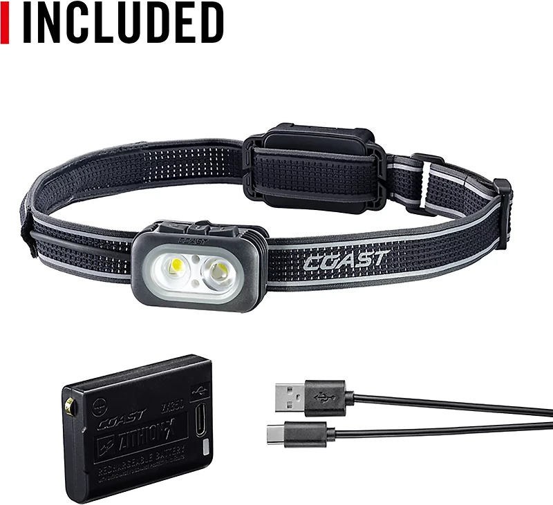 Coast RL15R Rechargeable 750 Lumen Headlamp