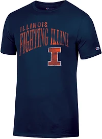 Champion Men's University of Illinois Fighting Illini Team Short Sleeve T-shirt
