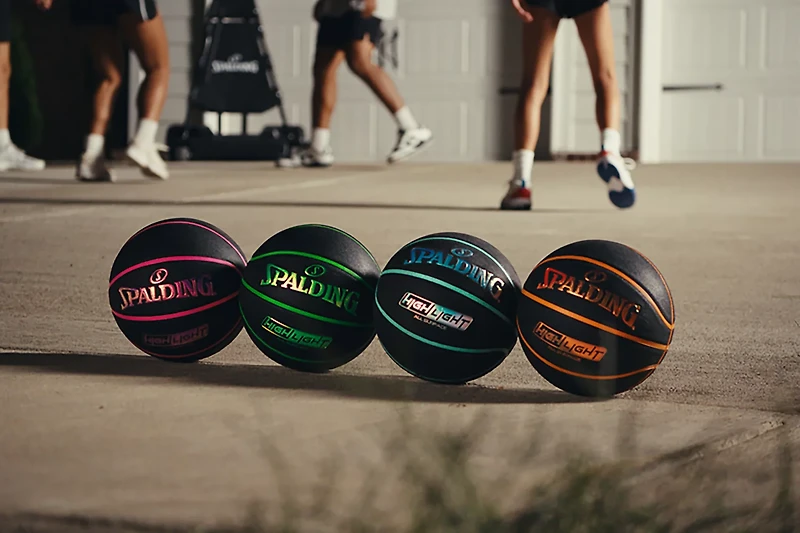 Spalding Highlight Rubber Basketball
