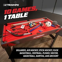 Triumph Sports 10-In-1 Multi-Game Table