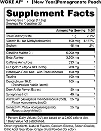 Bucked Up Woke AF Pre-Workout - 30 servings